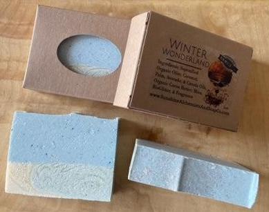 Winter Wonderland Vegan Organic Handmade Soap - Sunshine Alchemists & Soap Co