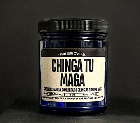 Chinga Tu MAGA Candle