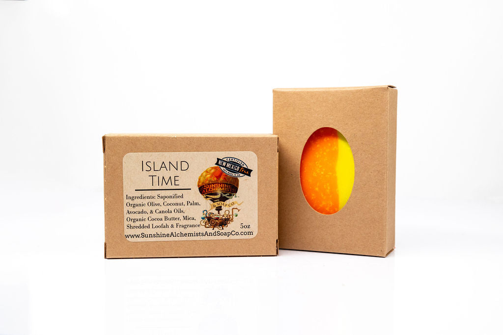 Island Time Vegan Organic Handmade Soap - Sunshine Alchemists & Soap Co