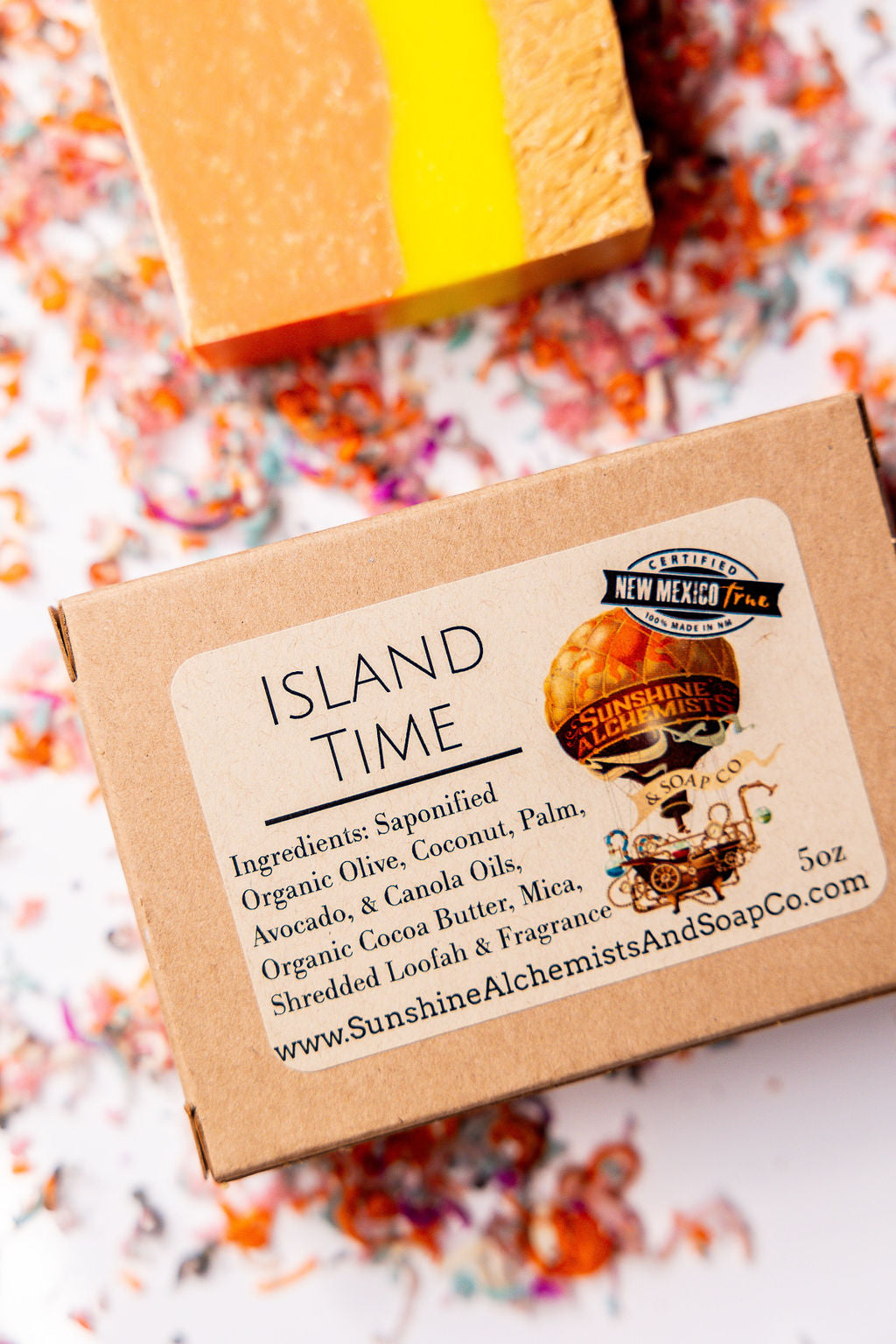 Island Time Vegan Organic Handmade Soap - Sunshine Alchemists & Soap Co