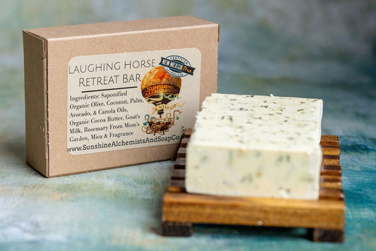 Laughing Horse Personal Retreat Bar Handmade Goat's Milk Soap - Sunshine Alchemists & Soap Co