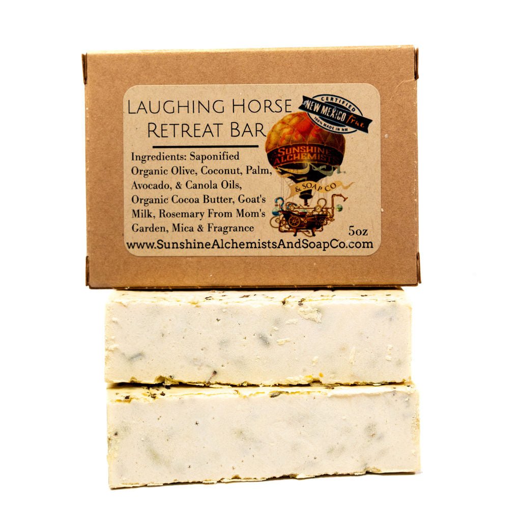 Laughing Horse Personal Retreat Bar Handmade Goat's Milk Soap - Sunshine Alchemists & Soap Co