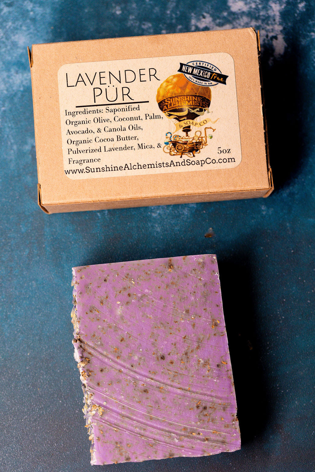 Lavender Pur Vegan Organic Handmade Soap - Sunshine Alchemists & Soap Co