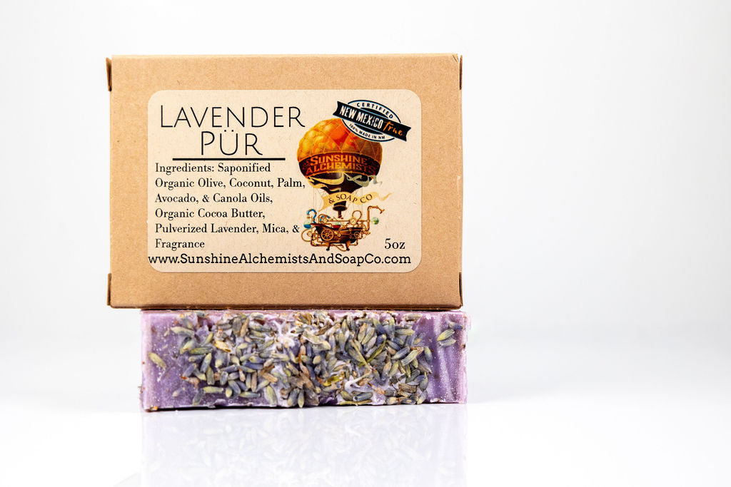 Lavender Pur Vegan Organic Handmade Soap - Sunshine Alchemists & Soap Co