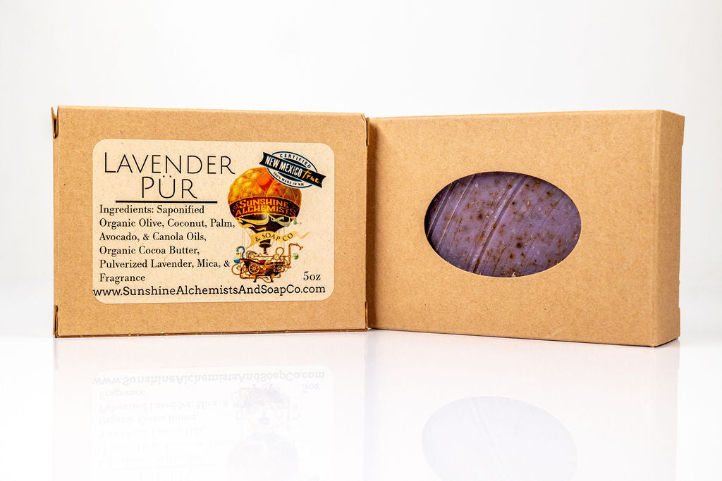 Lavender Pur Vegan Organic Handmade Soap - Sunshine Alchemists & Soap Co