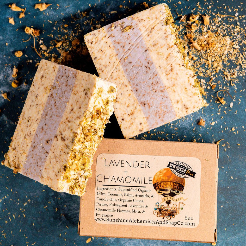 Lavender & Chamomile Vegan Organic Handmade Soap - Sunshine Alchemists & Soap Co