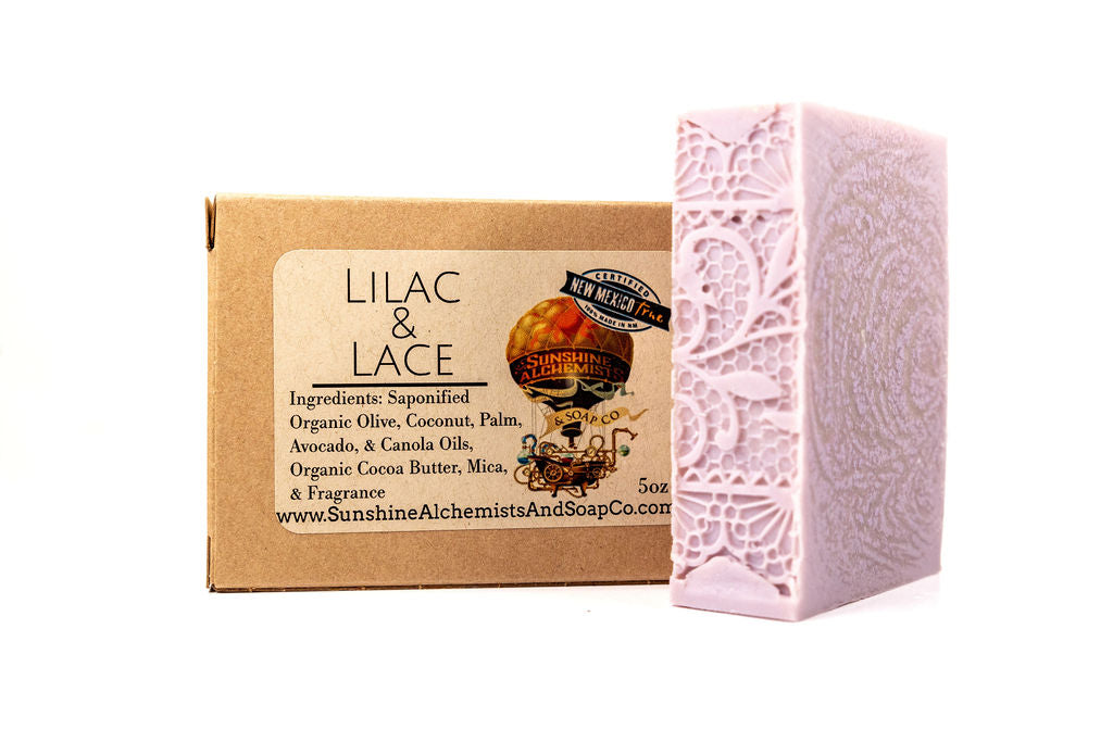 Lilac & Lace Vegan Organic Handmade Soap - Sunshine Alchemists & Soap Co