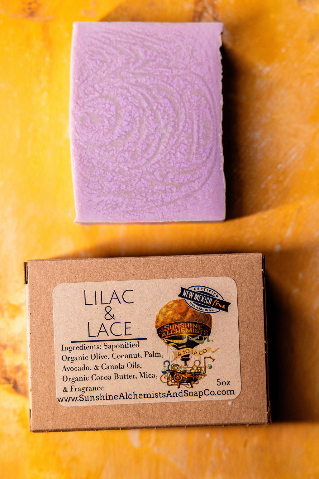 Lilac & Lace Vegan Organic Handmade Soap - Sunshine Alchemists & Soap Co