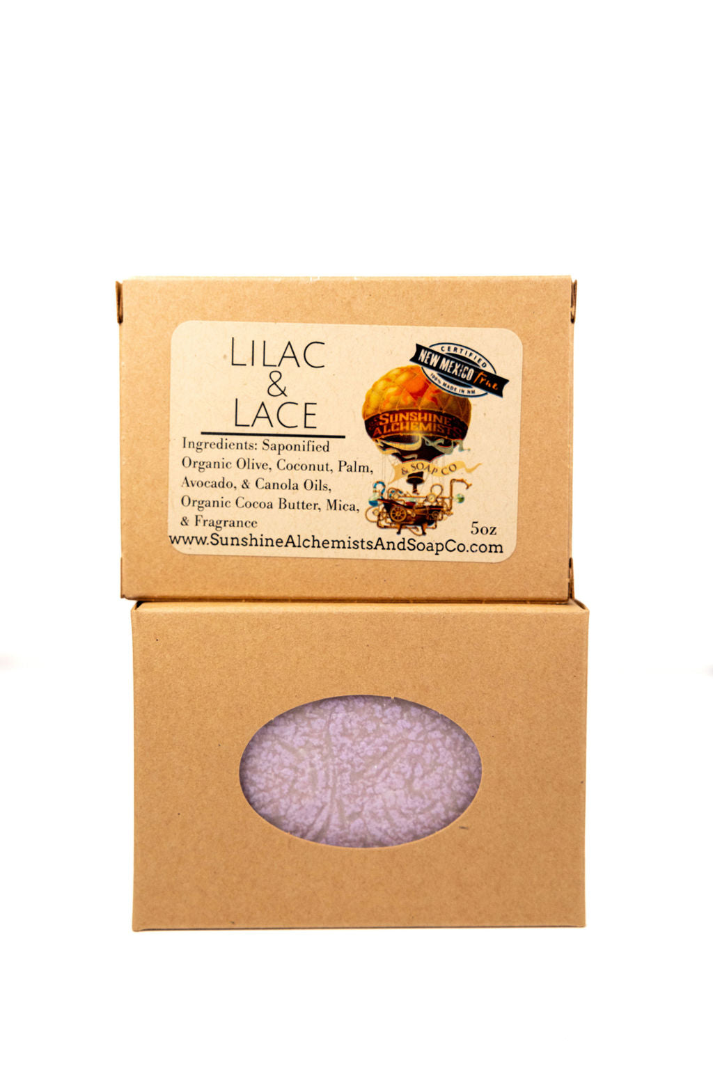 Lilac & Lace Vegan Organic Handmade Soap - Sunshine Alchemists & Soap Co