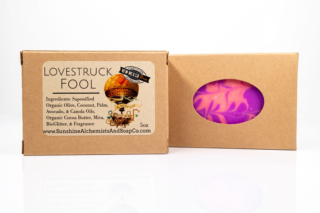 Lovestruck Fool Vegan Organic Handmade Soap - Sunshine Alchemists & Soap Co