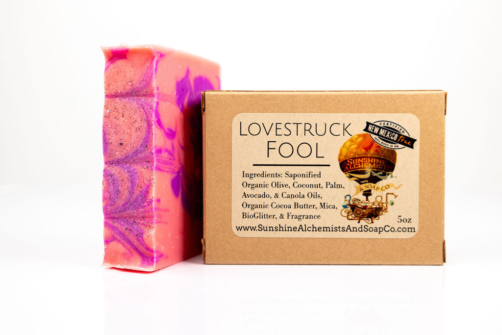 Lovestruck Fool Vegan Organic Handmade Soap - Sunshine Alchemists & Soap Co