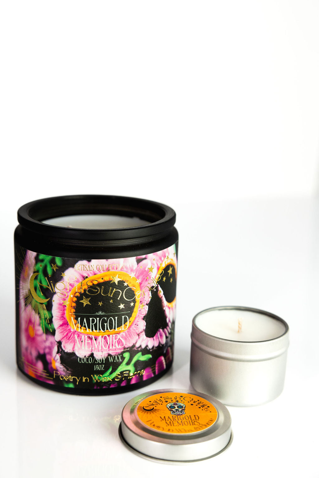 Marigold Memoirs Handmade Non Toxic Candles - Sunshine Alchemists & Soap Co