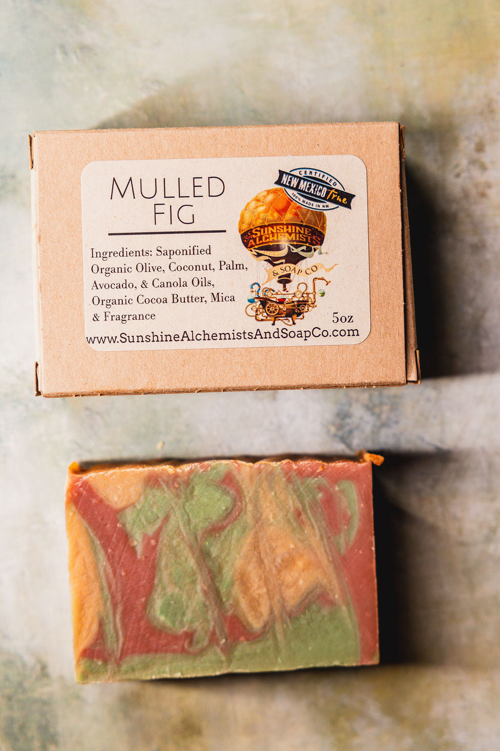 Mulled Fig Vegan Organic Handmade Soap - Sunshine Alchemists & Soap Co