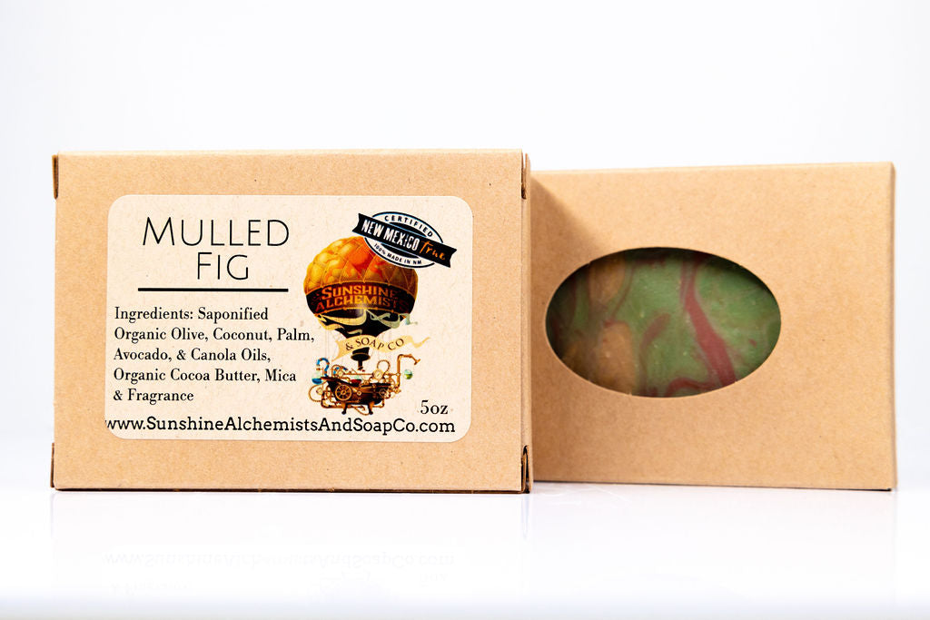 Mulled Fig Vegan Organic Handmade Soap - Sunshine Alchemists & Soap Co