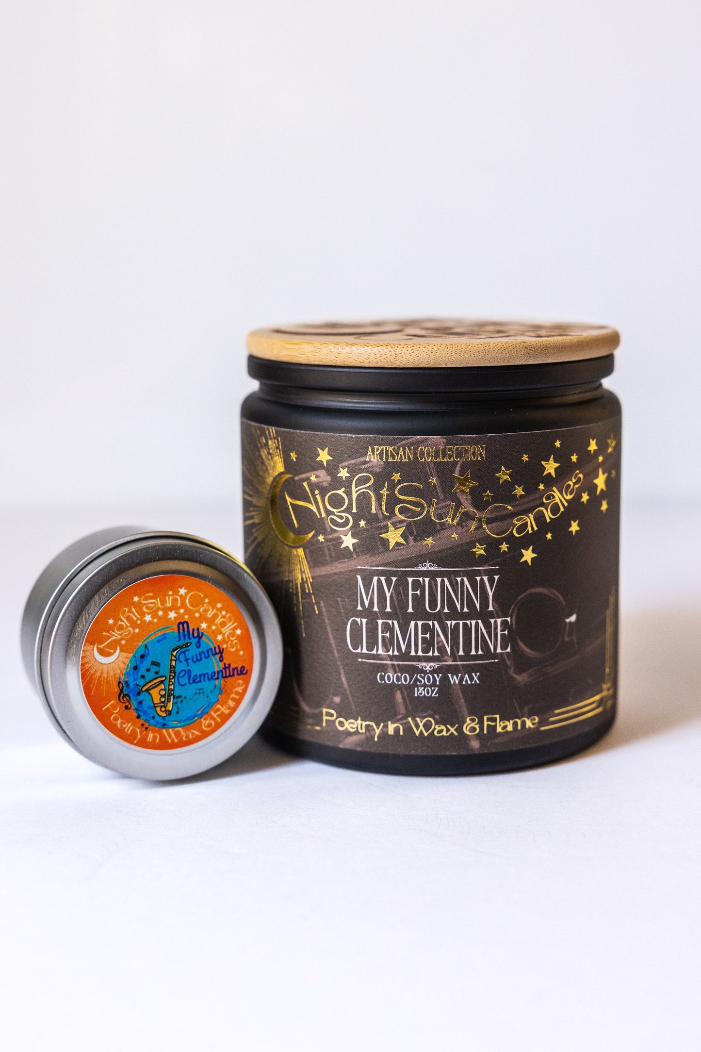 My Funny Clementine Handmade Non Toxic Candles - Sunshine Alchemists & Soap Co