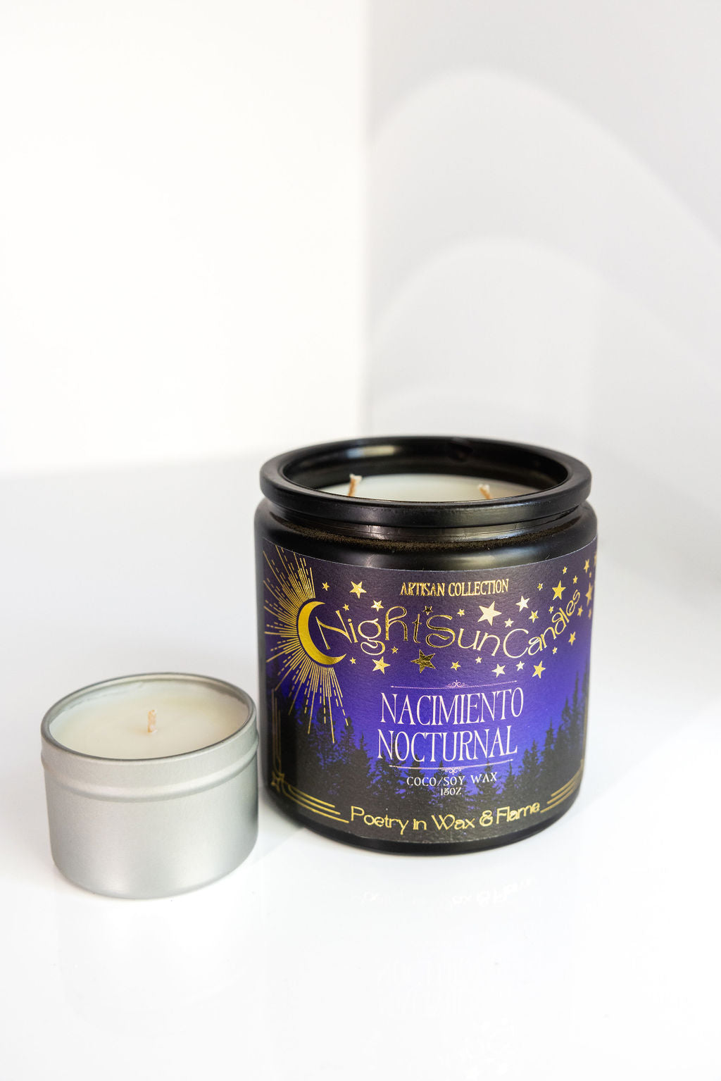 Nacimiento Nocturnal Handmade Non Toxic Candles - Sunshine Alchemists & Soap Co