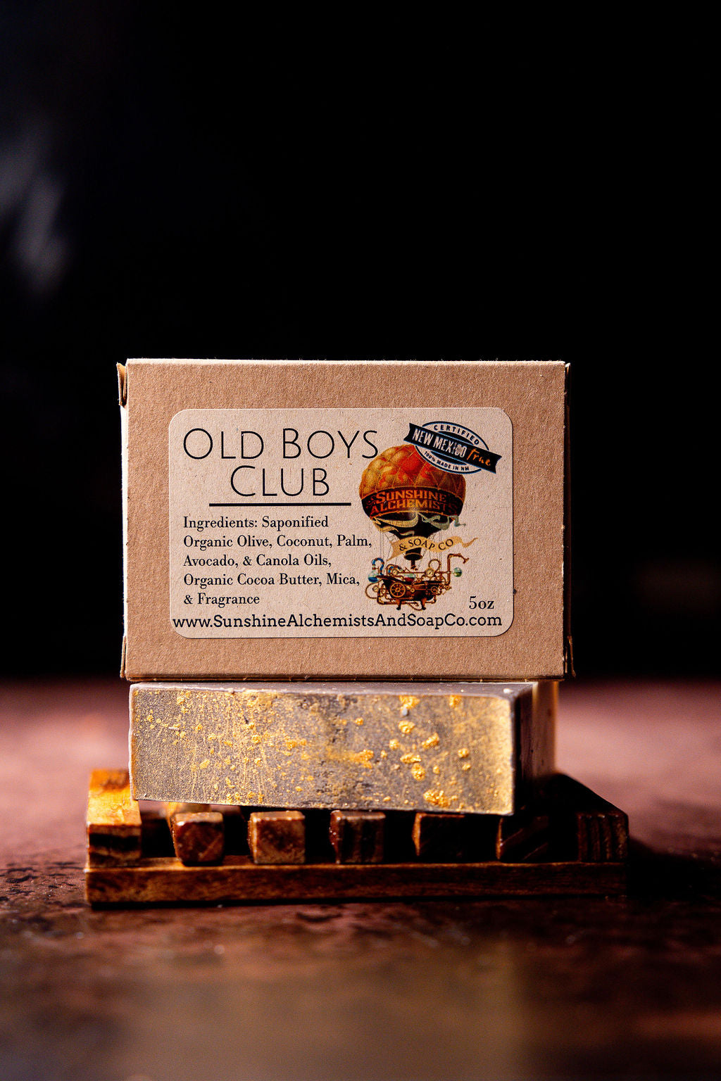 Old Boys Club Vegan Organic Handmade Soap - Sunshine Alchemists & Soap Co