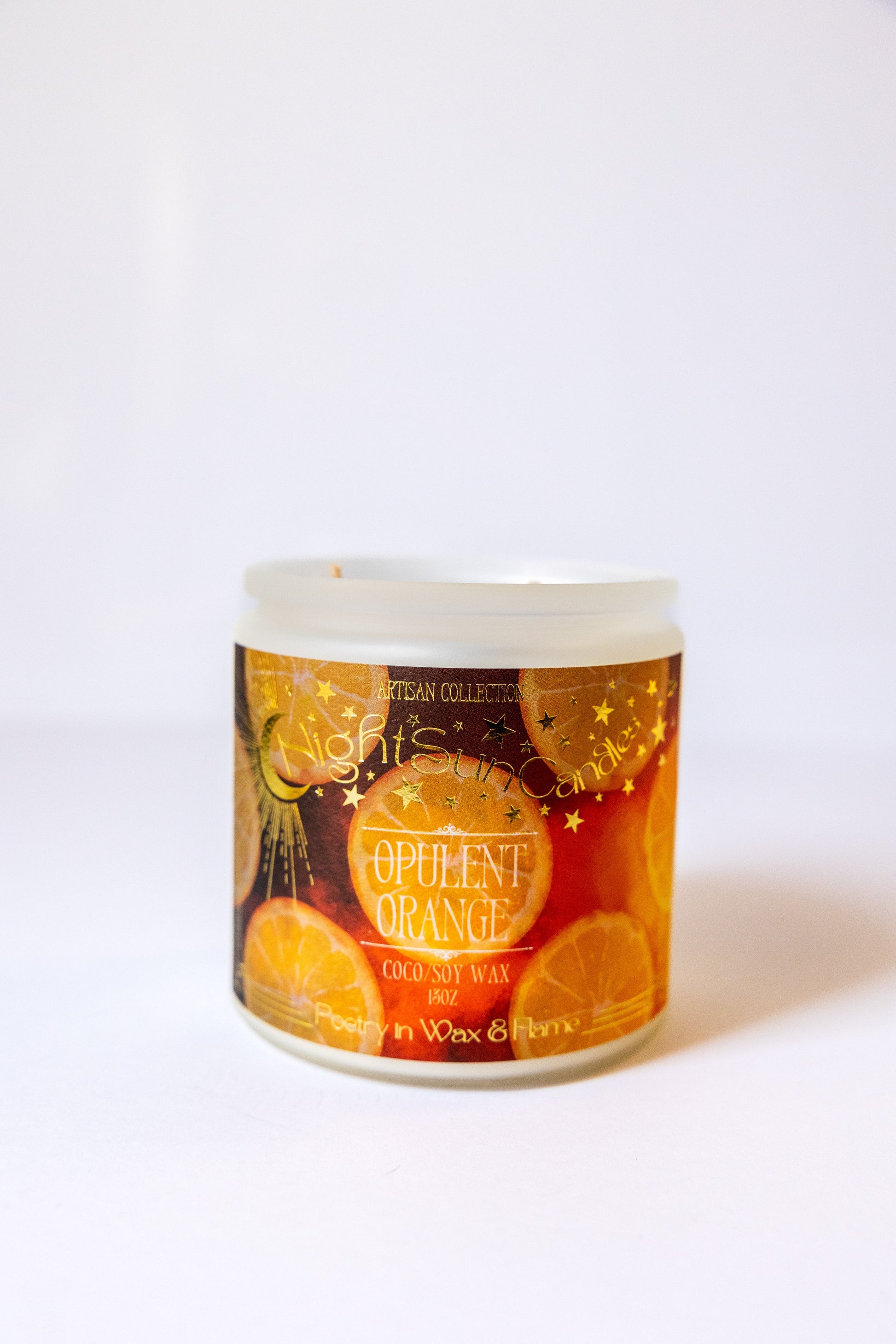 Opulent Orange Handmade Non Toxic Candles - Sunshine Alchemists & Soap Co