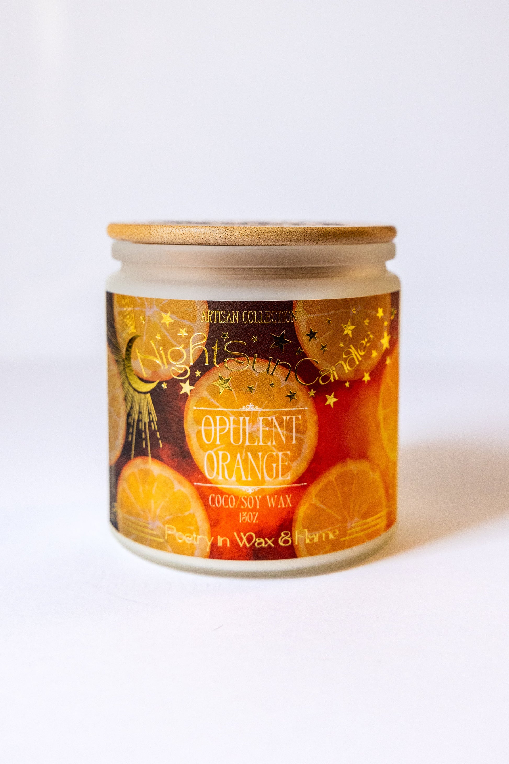 Opulent Orange Handmade Non Toxic Candles - Sunshine Alchemists & Soap Co