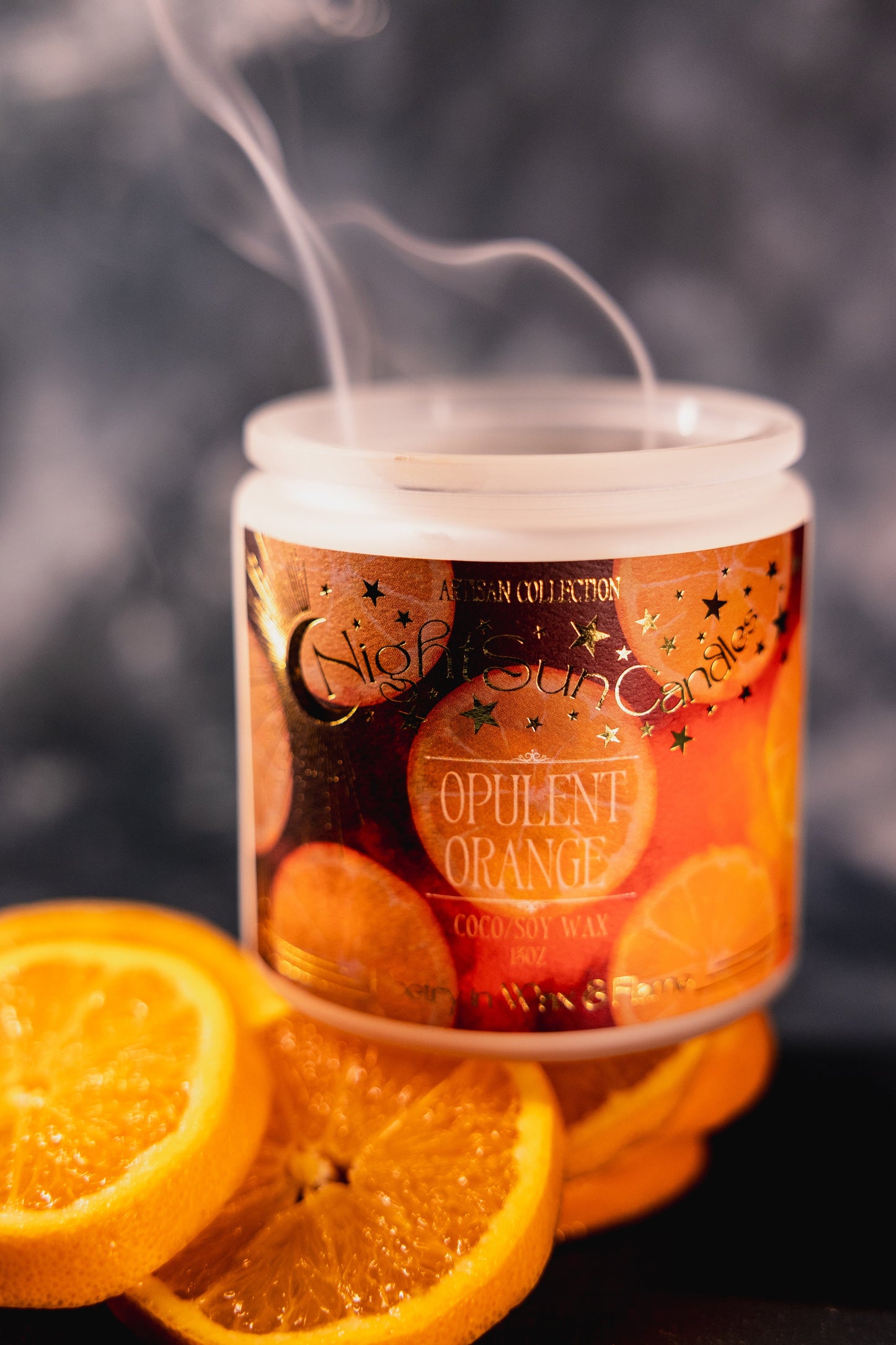 Opulent Orange Handmade Non Toxic Candles - Sunshine Alchemists & Soap Co