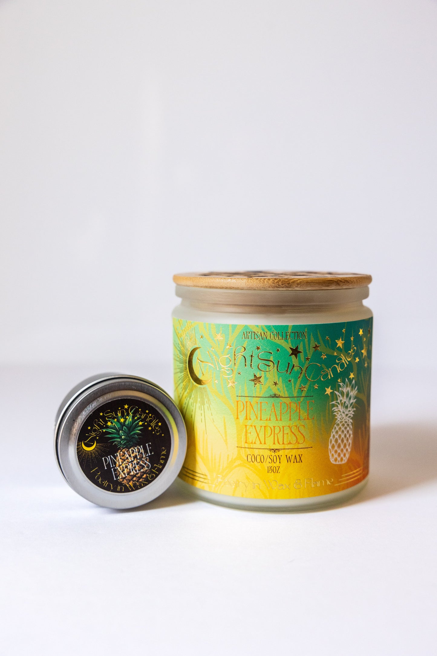 Pineapple Express Handmade Non Toxic Candles - Sunshine Alchemists & Soap Co