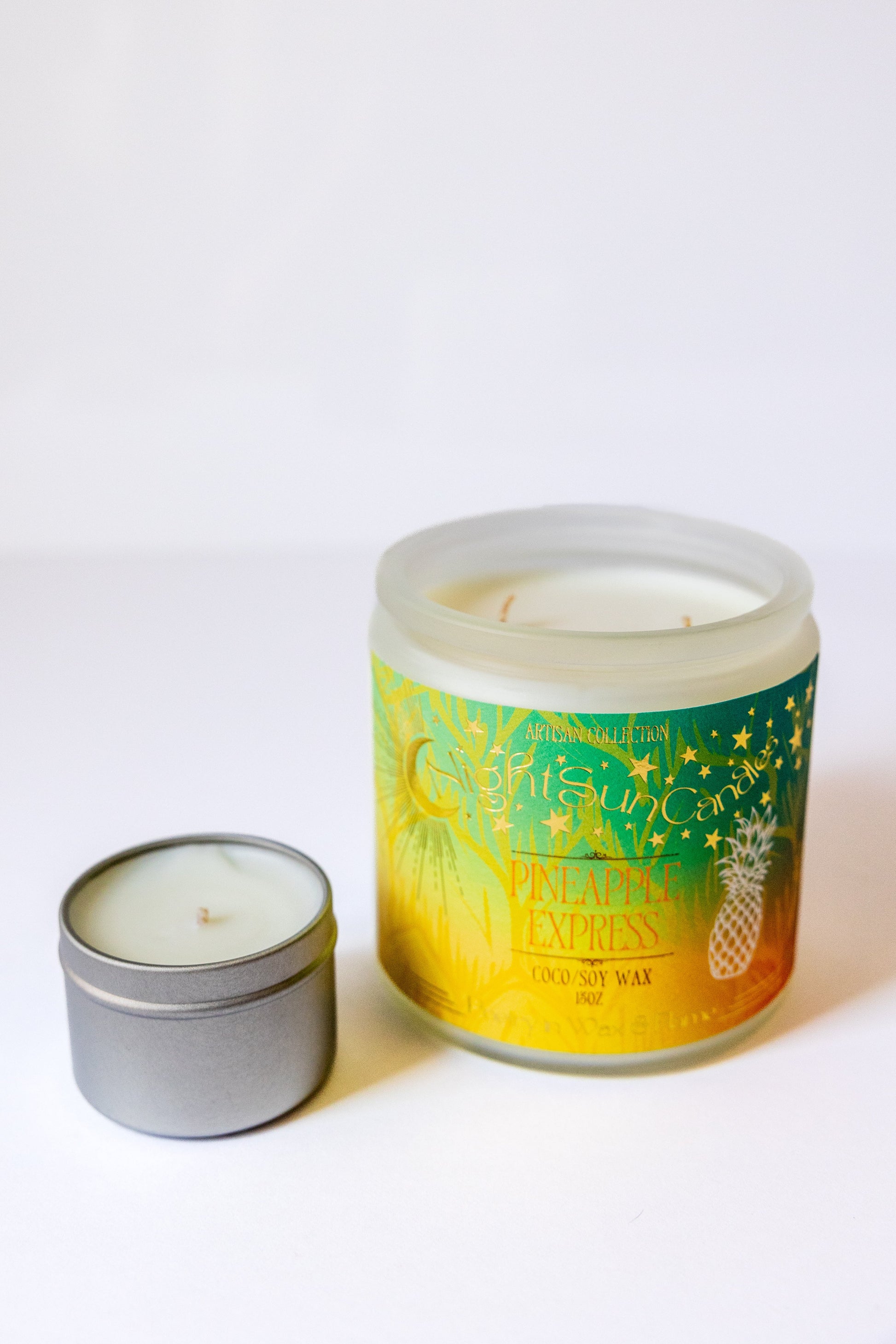 Pineapple Express Handmade Non Toxic Candles - Sunshine Alchemists & Soap Co