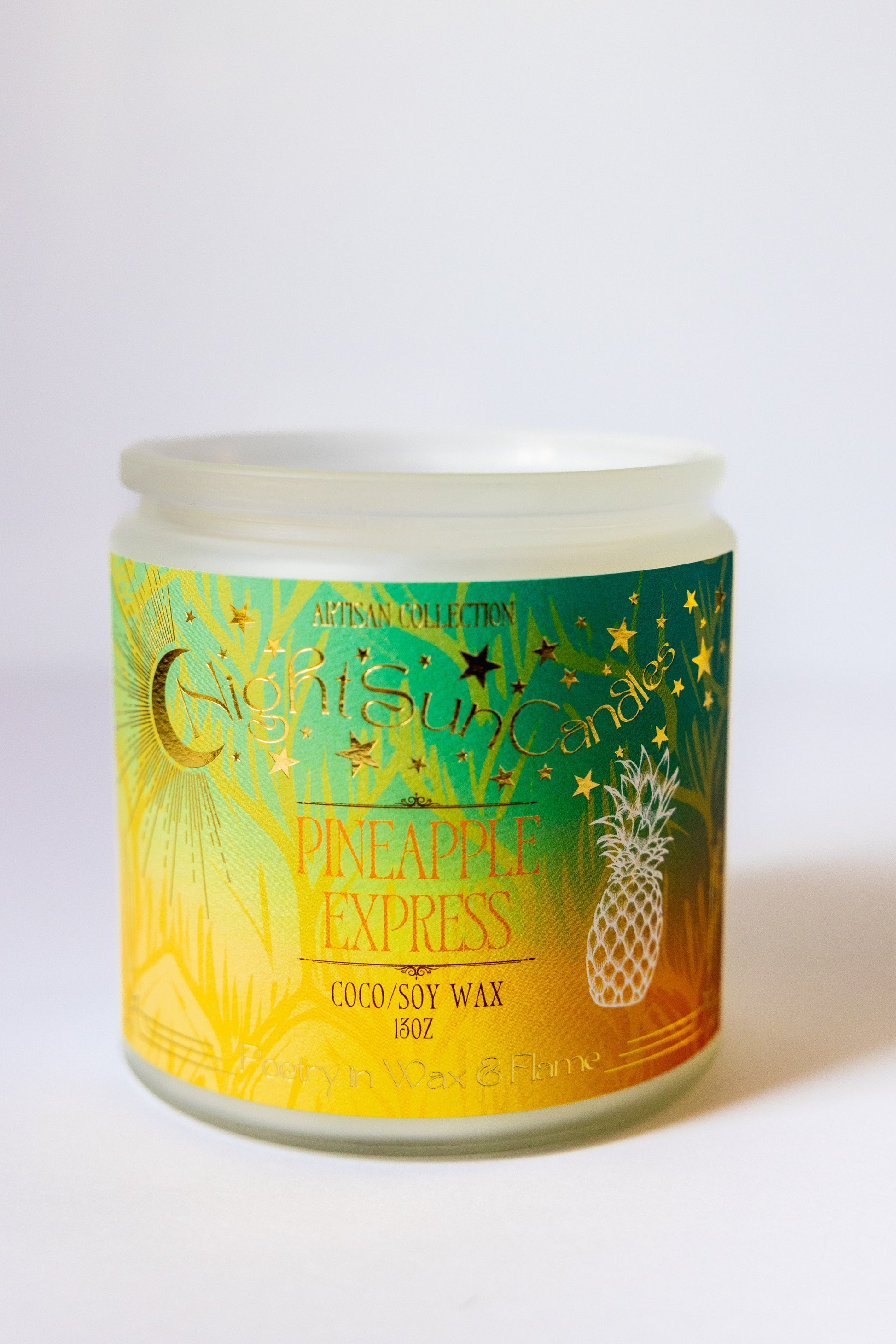 Pineapple Express Handmade Non Toxic Candles - Sunshine Alchemists & Soap Co