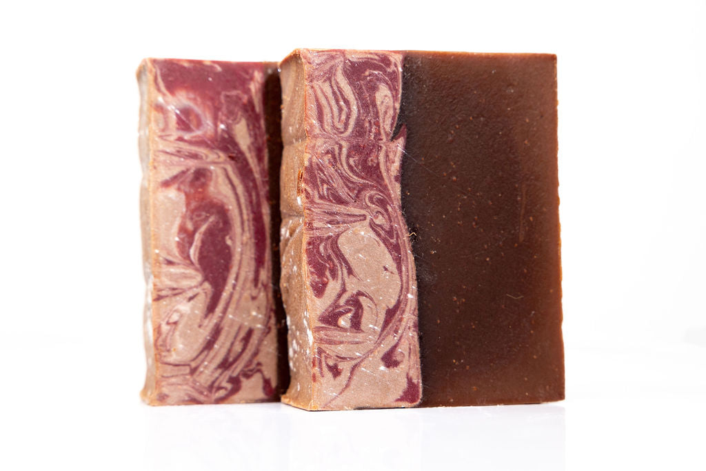 Poppin' Peppermint Cocoa Vegan Organic Handmade Soap - Sunshine Alchemists & Soap Co