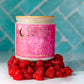 Raspberry Twist Handmade Non Toxic Candles - Sunshine Alchemists & Soap Co