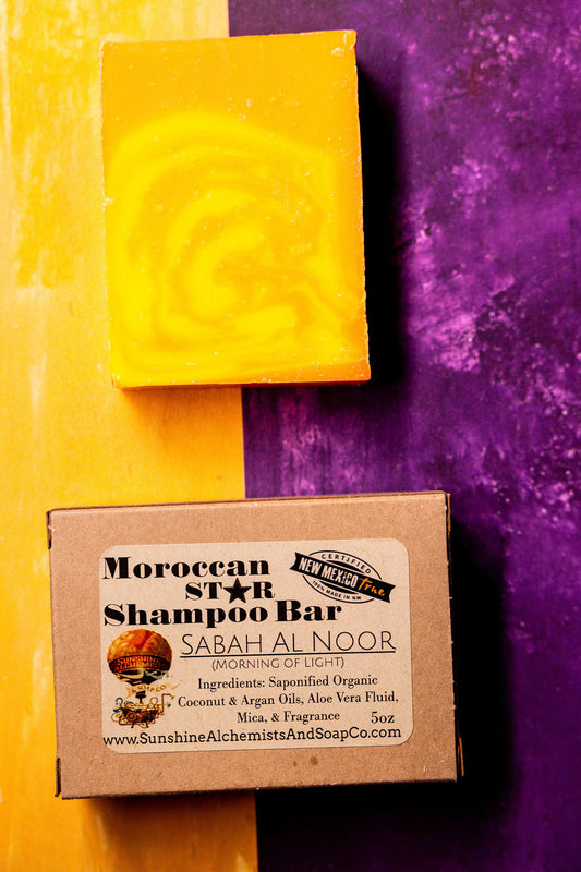 Sabah Al Noor (Morning of Light) Handmade Organic Conditioning Shampoo Bar - Sunshine Alchemists & Soap Co