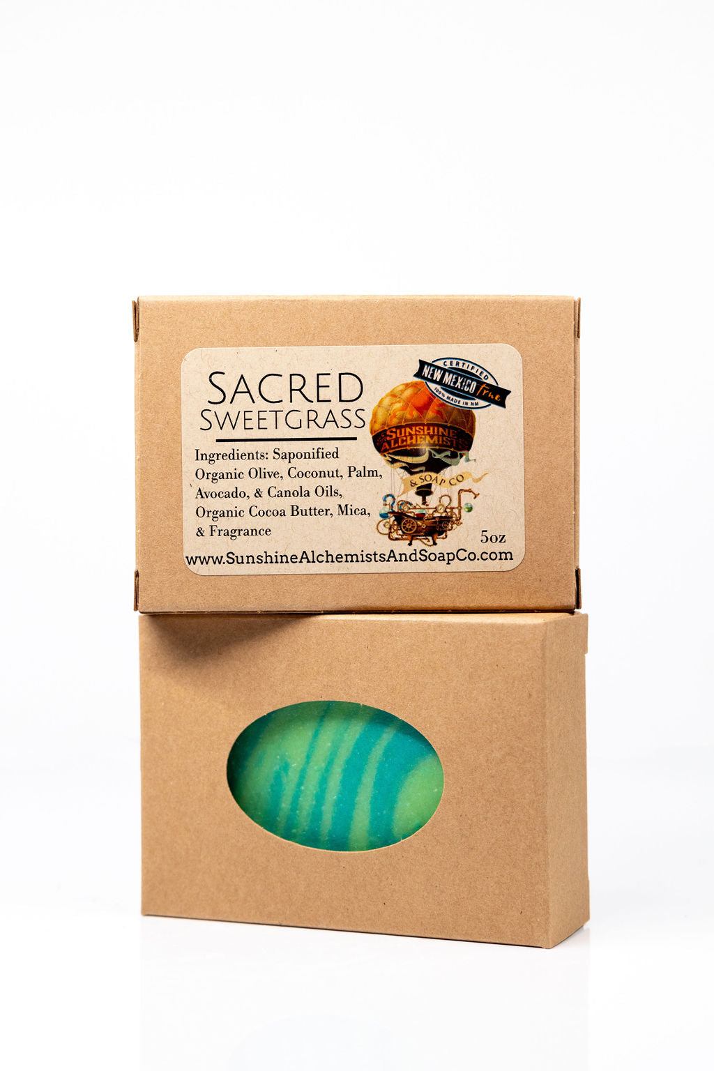 Sacred Sweetgrass Vegan Organic Handmade Soap - Sunshine Alchemists & Soap Co