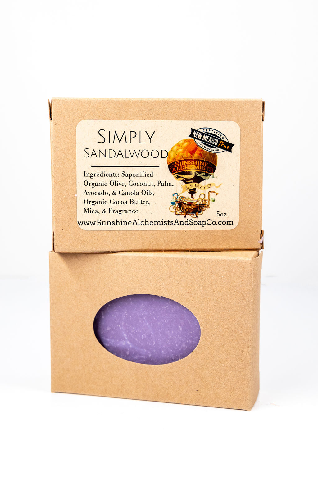 Simply Sandalwood Vegan Organic Handmade Soap - Sunshine Alchemists & Soap Co