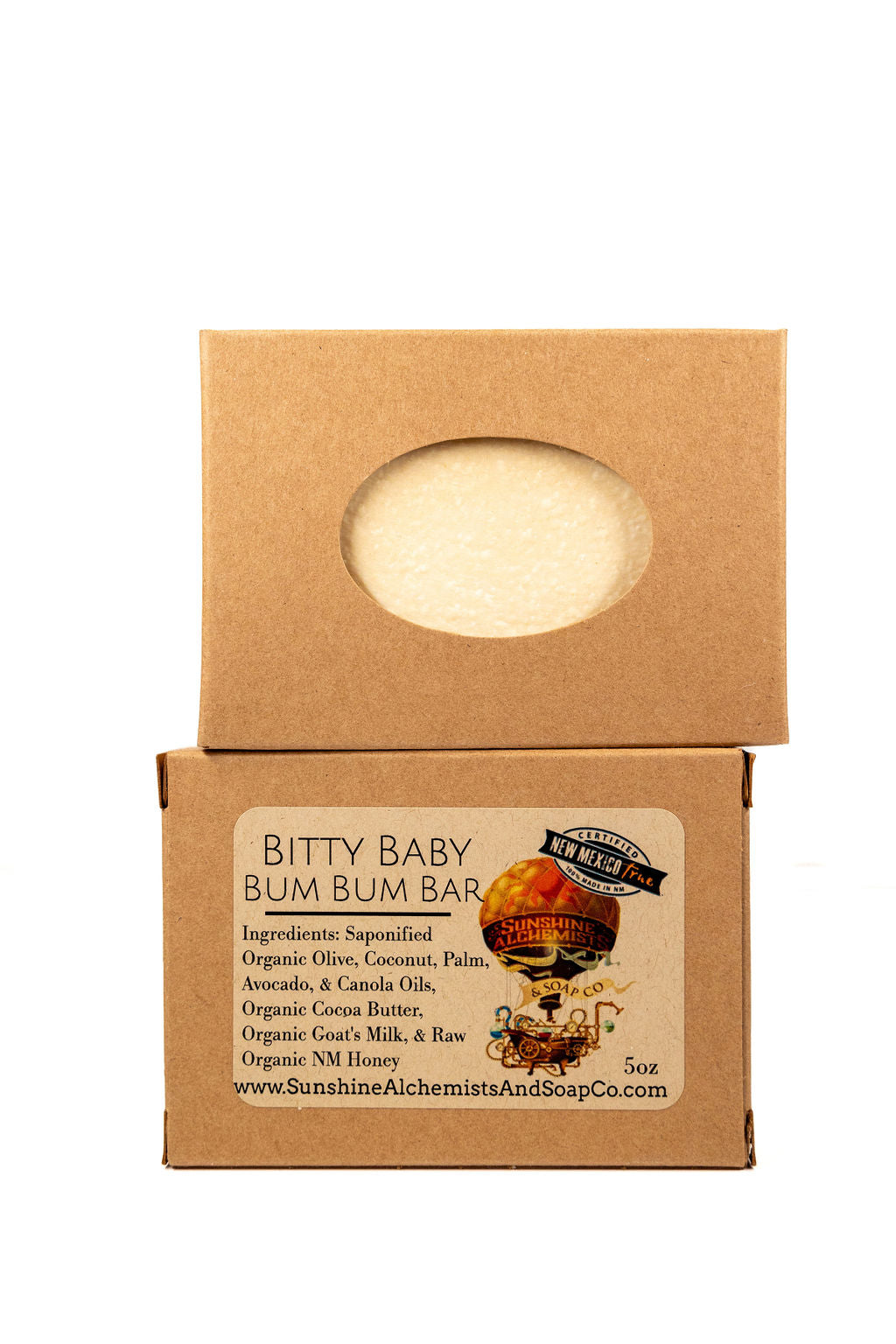 Bitty Baby Bum Bum Bar Handmade Goat's Milk Soap - Sunshine Alchemists & Soap Co