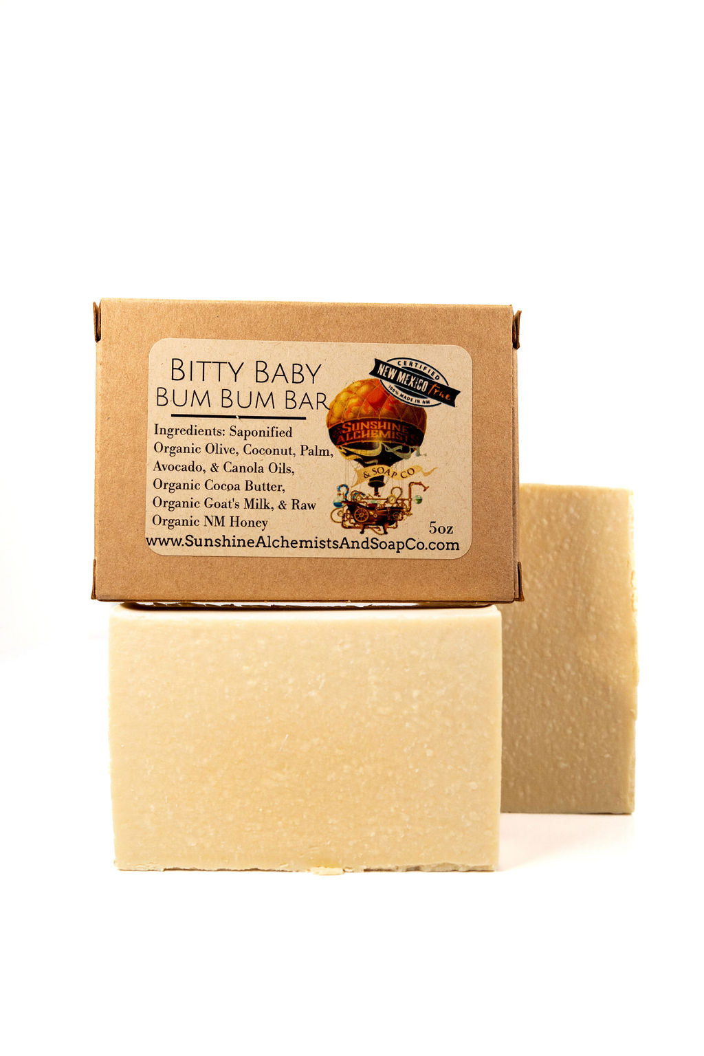 Bitty Baby Bum Bum Bar Handmade Goat's Milk Soap - Sunshine Alchemists & Soap Co