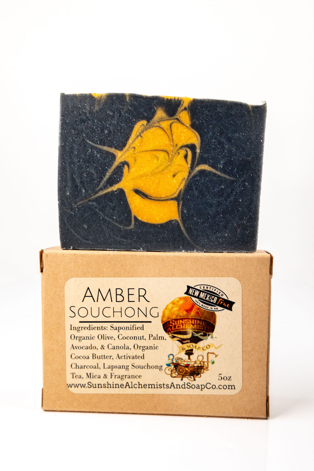 Amber Souchong Vegan Organic Handmade Soap - Sunshine Alchemists & Soap Co