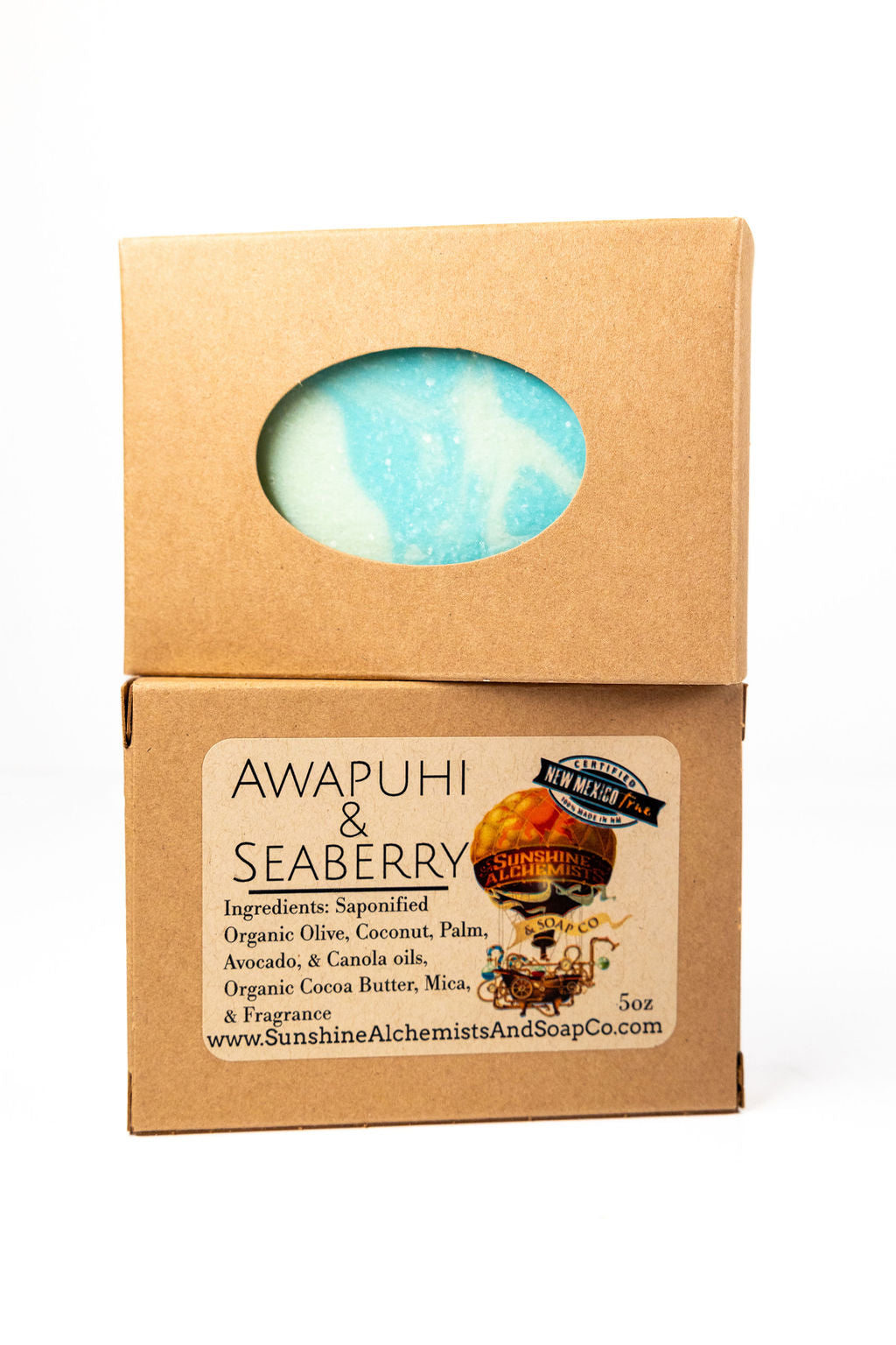 Awapuhi & Seaberry Vegan Organic Handmade Soap - Sunshine Alchemists & Soap Co