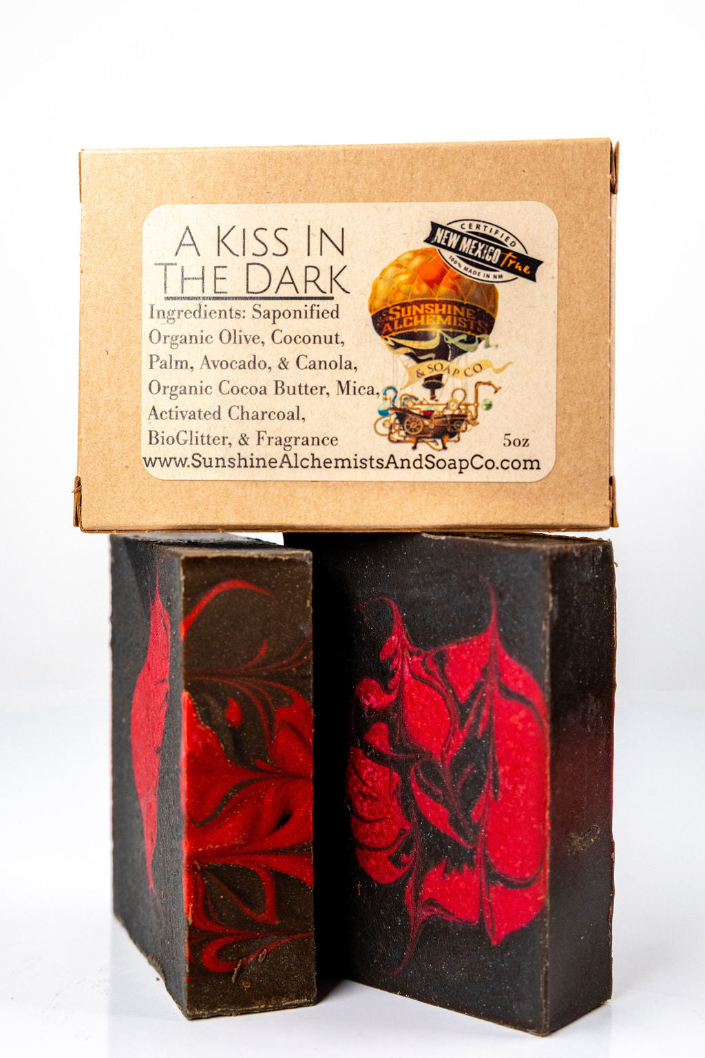 A Kiss In The Dark Vegan Organic Handmade Soap - Sunshine Alchemists & Soap Co