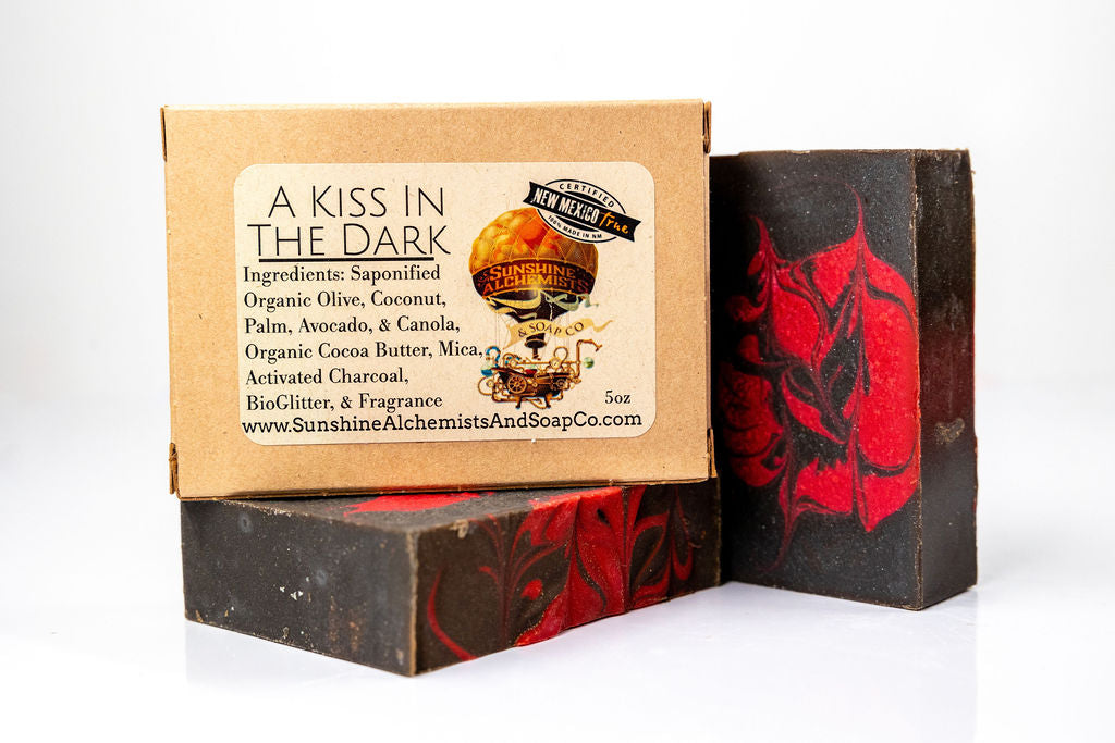 A Kiss In The Dark Vegan Organic Handmade Soap - Sunshine Alchemists & Soap Co