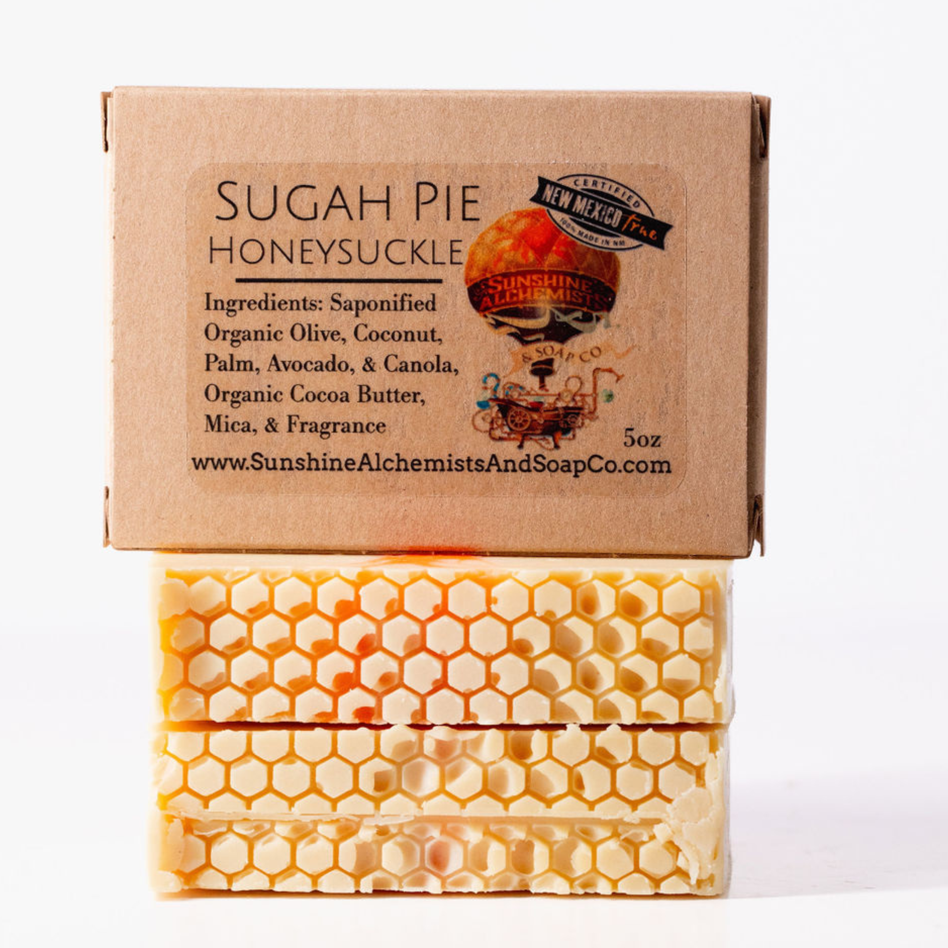 Sugah Pie Honeysuckle Organic Handmade Soap - Sunshine Alchemists & Soap Co