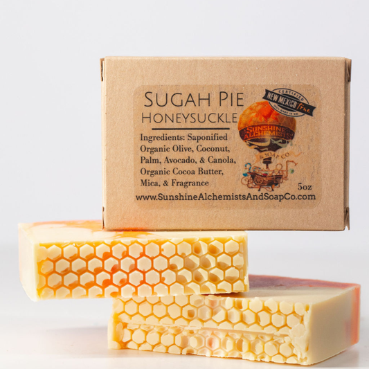 Sugah Pie Honeysuckle Organic Handmade Soap - Sunshine Alchemists & Soap Co