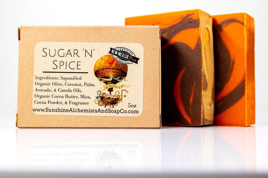 Sugar and Spice Vegan Organic Handmade Soap - Sunshine Alchemists & Soap Co