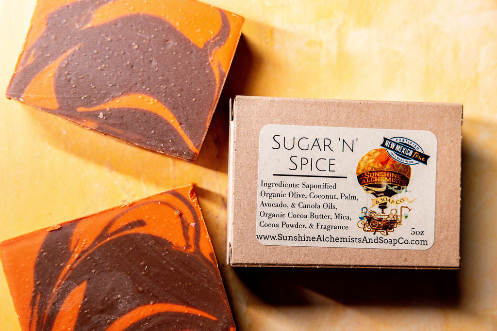 Sugar and Spice Vegan Organic Handmade Soap - Sunshine Alchemists & Soap Co