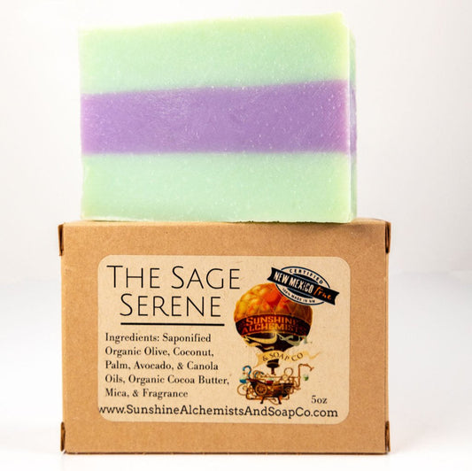 The Sage Serene Vegan Organic Handmade Soap - Sunshine Alchemists & Soap Co