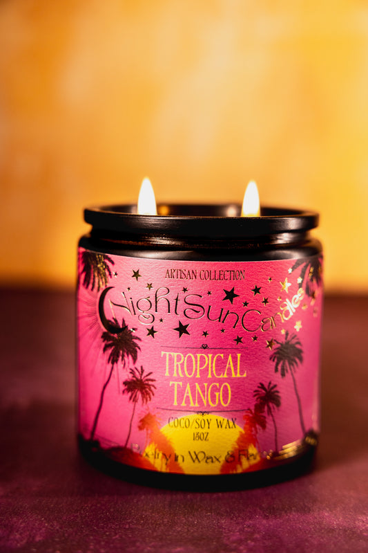 Tropical Tango Handmade Non Toxic Candles - Sunshine Alchemists & Soap Co