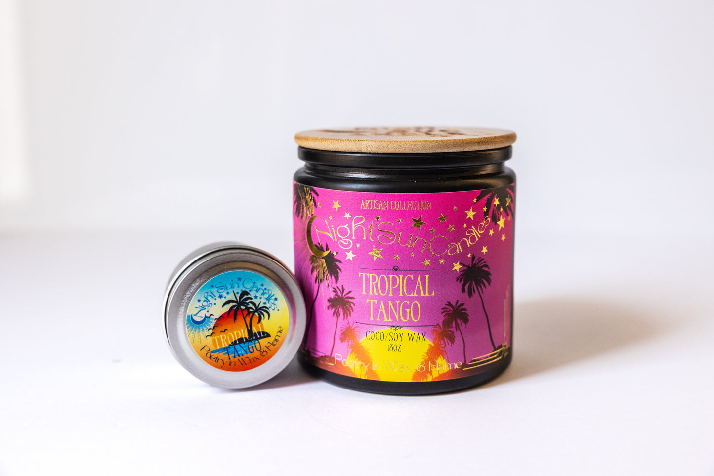 Tropical Tango Handmade Non Toxic Candles - Sunshine Alchemists & Soap Co