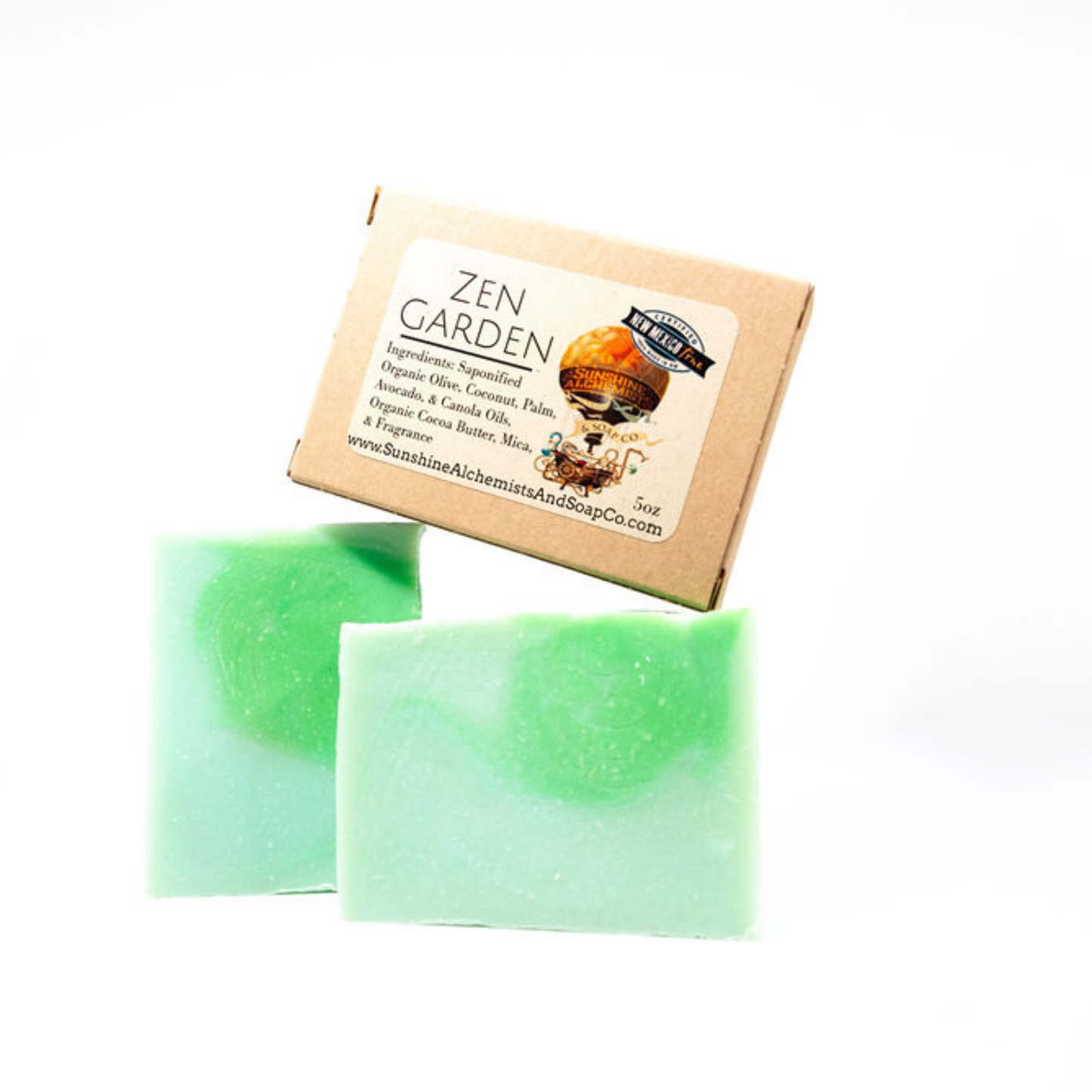 Zen Garden Vegan Organic Handmade Soap - Sunshine Alchemists & Soap Co