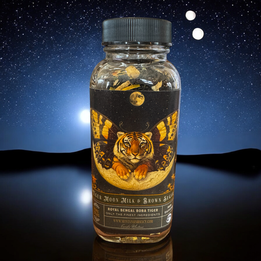 Royal Bengal Tiger Moon Milk & Brown Sugar Boba Tea