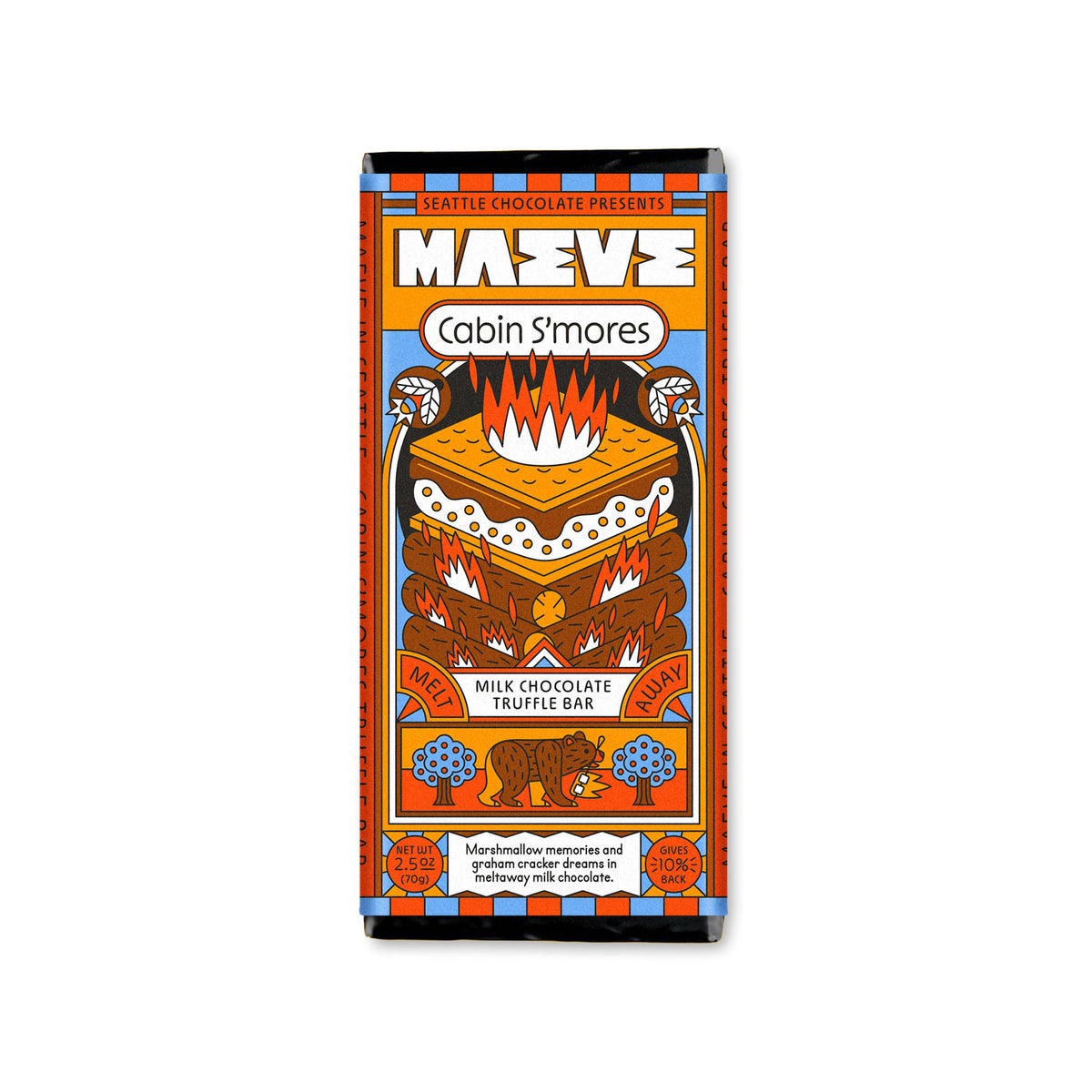 Cabin S'mores Truffle Bar