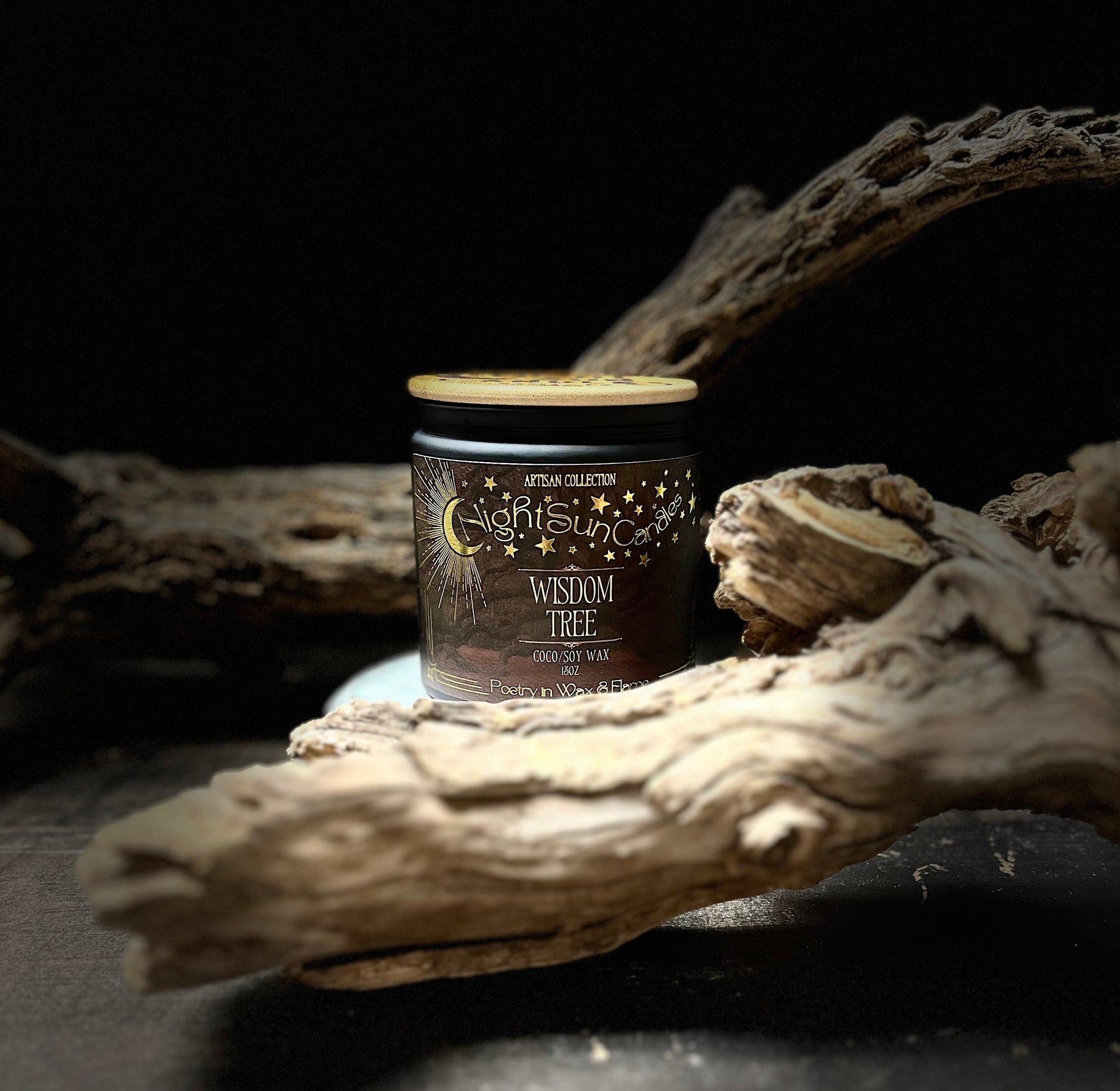 Wisdom Tree Handmade Non Toxic Candles - Sunshine Alchemists & Soap Co