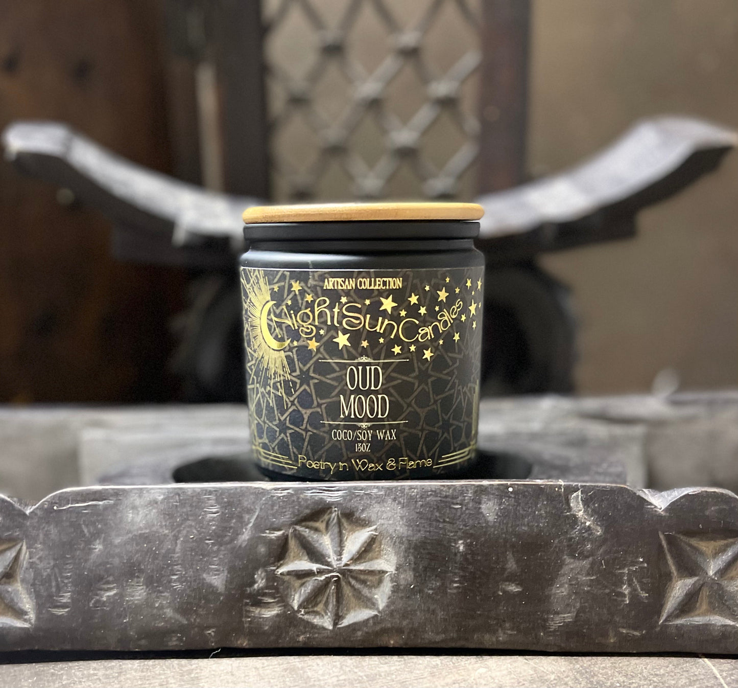 Oud Mood Handmade Non Toxic Candles - Sunshine Alchemists & Soap Co